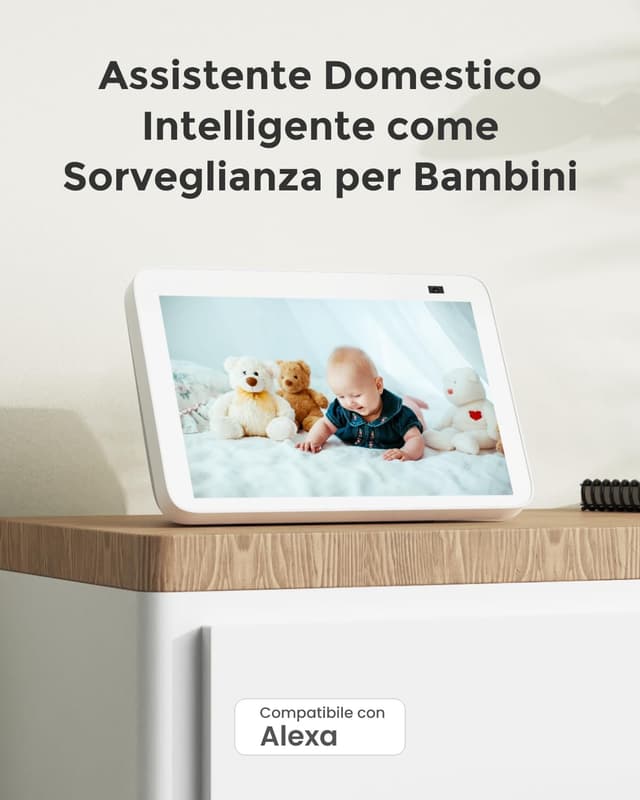 Detalle 2 de Reolink E1 (3MP) Telecamera WiFi interna Pan/Tilt con audio bidirezionale, visione notturna e rilevamento persone/pet