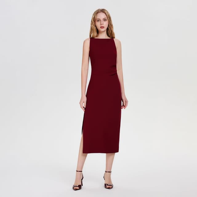 Detalle 2 de COMJUY Women’s Kitten Heel Peep-Toe Strappy Sandals with Adjustable Ankle Strap