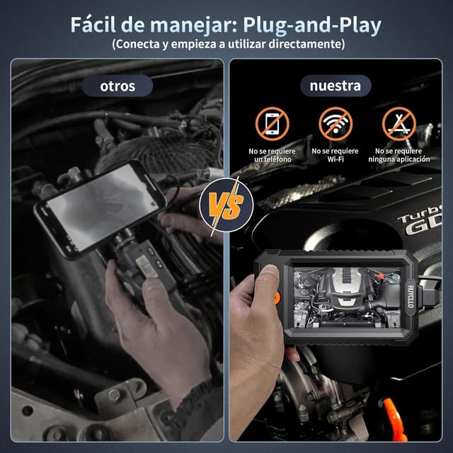 Thumbnail 2 de Ruycllo Endoscopio 1080P 4.3" IPS