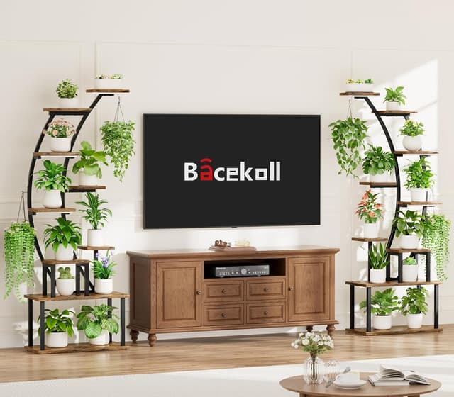 Thumbnail 3 de BACEKOLL Pflanzenständer 9 Ebenen mit Wachstumslichtern