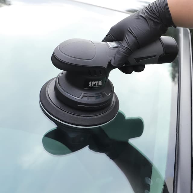 Thumbnail 6 de SPTA 5 Pc 6" (150mm) Car Glass Polishing Discs Microfiber Buffing Pad Kit for Scratch & Water Spot Removal