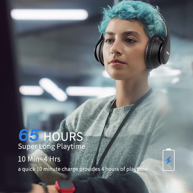 Detalle 1 de Uliptz Wireless Bluetooth Headphones 65H