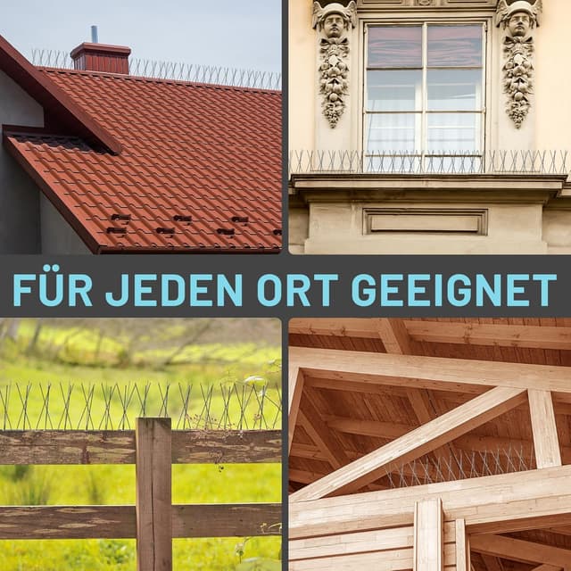 Thumbnail 6 de 5M Pic Anti Pigeon Balcon Acier Inoxydable