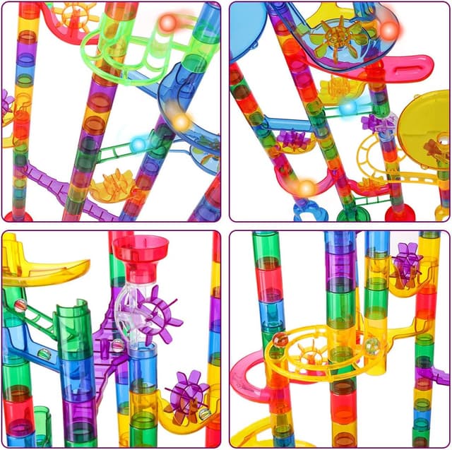 Thumbnail 3 de Meland Marble Run 153‑Piece Marble Track Toy 🎲