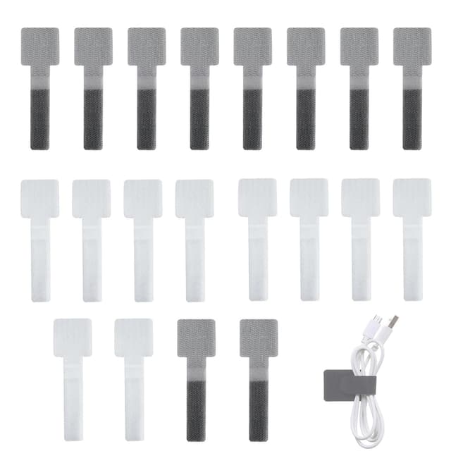 Detalle de AABDTYYD 40 Stück Selbstklebende Kabelbinder