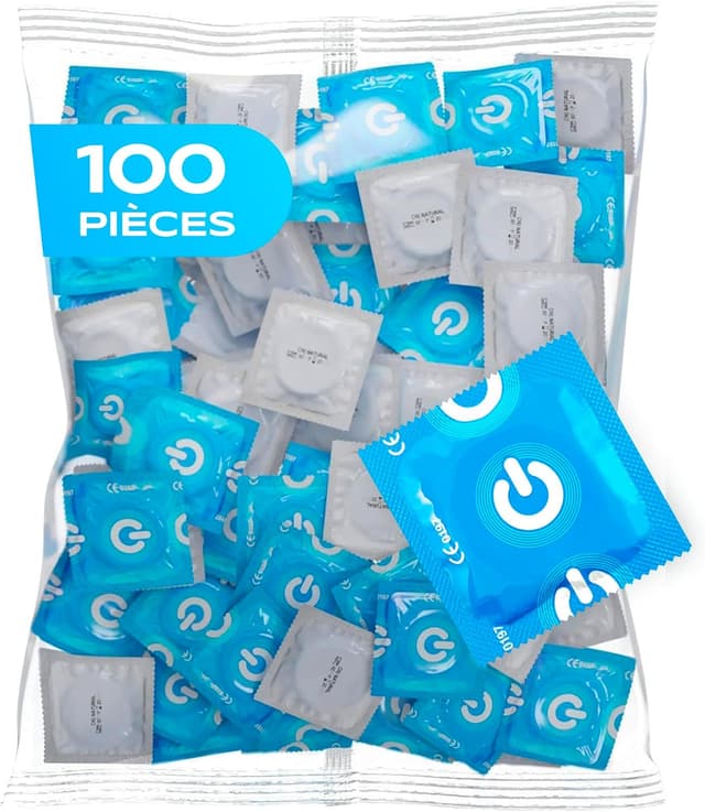 Detalle de On) Clinic 100 préservatifs sans lubrifiant