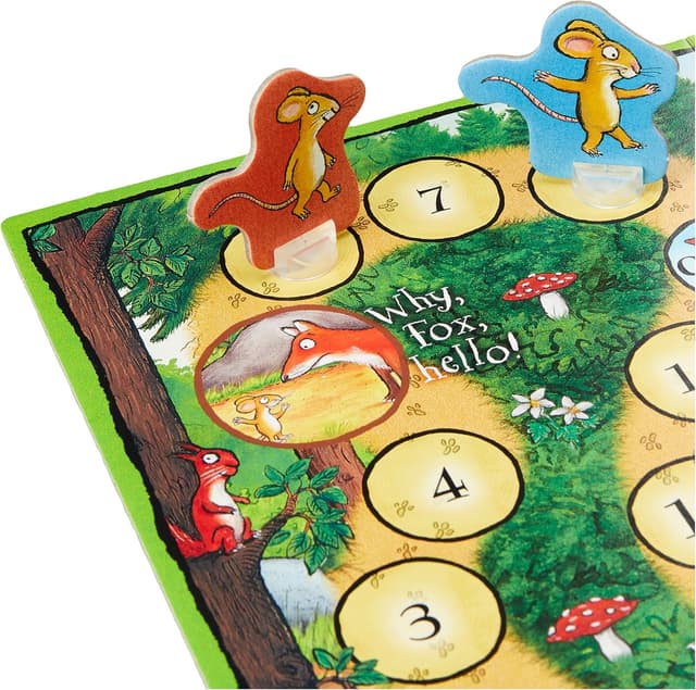 Detalle 2 de Ravensburger Gruffalo Deep Dark Wood board game – family dice game for ages 4+ (2–4 players)