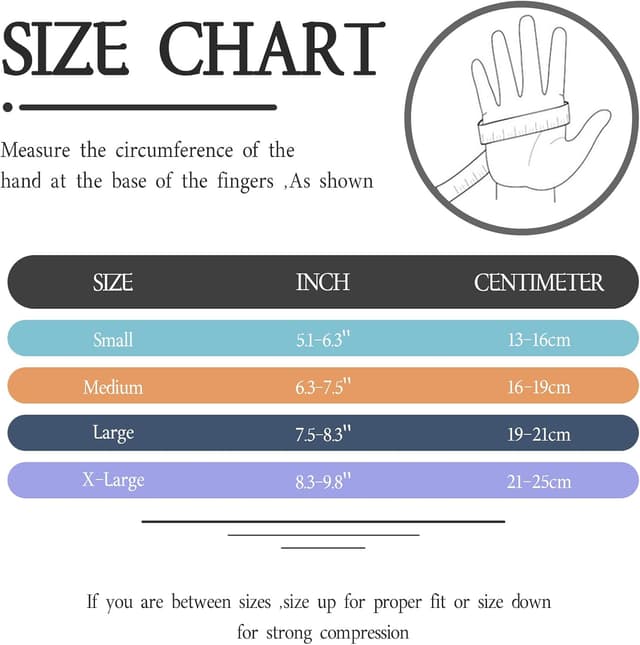 Detalle de Vlela Copper Arthritis Compression Gloves (Fingerless) — Medium for Joint Support, Pain Relief & Swelling