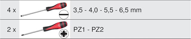 Detalle 2 de KS Tools 922.6040 set cacciaviti 6 pezzi