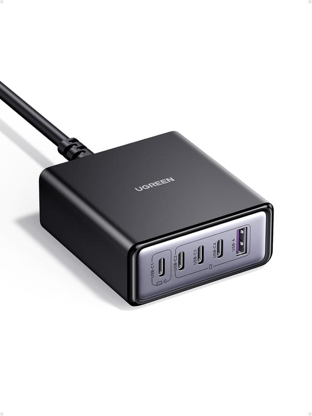 Detalle de UGREEN USB C Ladegerät 65W 5‑Port Desktop Ladestation
