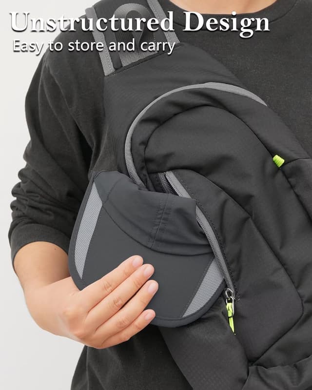 Detalle 2 de GADIEMKENSD Unstructured Quick-Dry Sports Cap mit UPF 50+ Sonnenschutz – Unisex