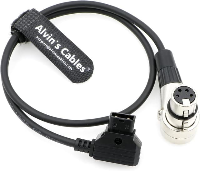Thumbnail 6 de Alvin's Cables XLR 4 Pin Female to D-Tap Coiled Power Cable for Practilite 602 & compatible camcorder/monitors