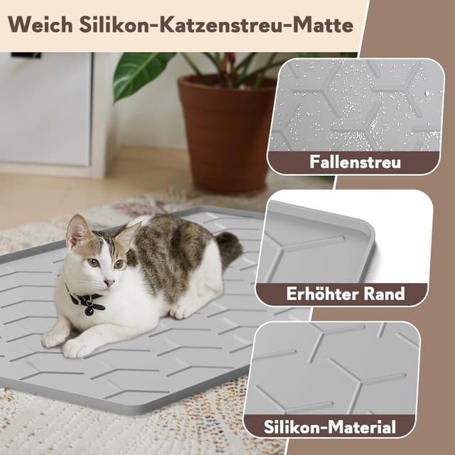 Thumbnail 2 de Garoopion Katzenklo Matte 86x56 cm 🐾