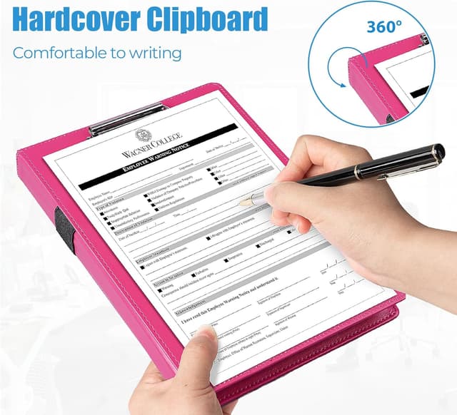 Thumbnail 4 de Agoer Porte Bloc A5 rose rouge