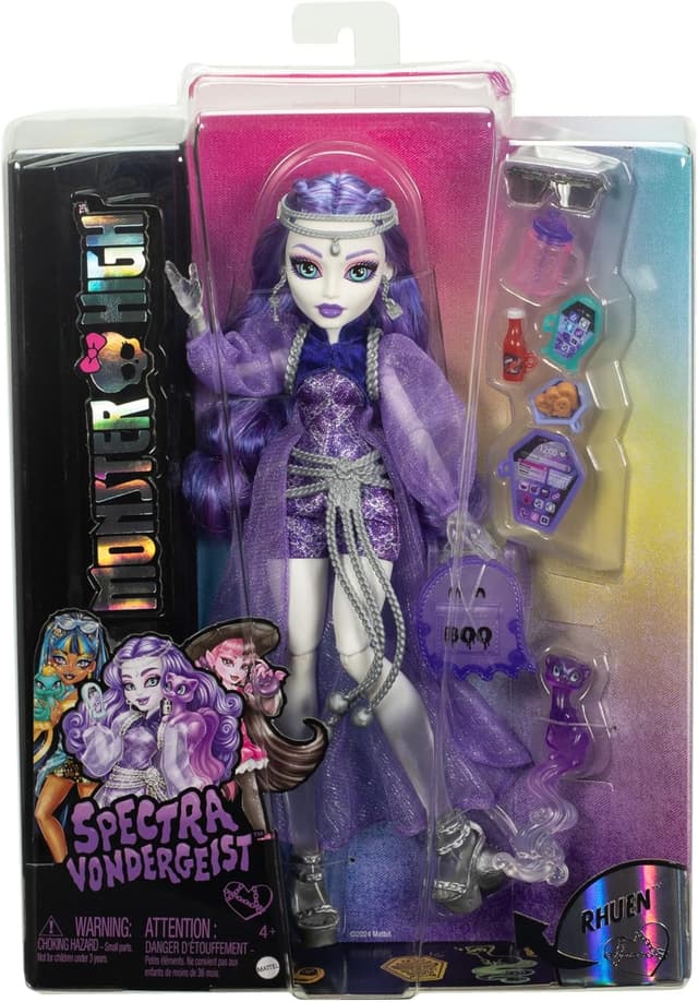 Thumbnail 6 de Monster High Spectra Vondergeist bambola 4+