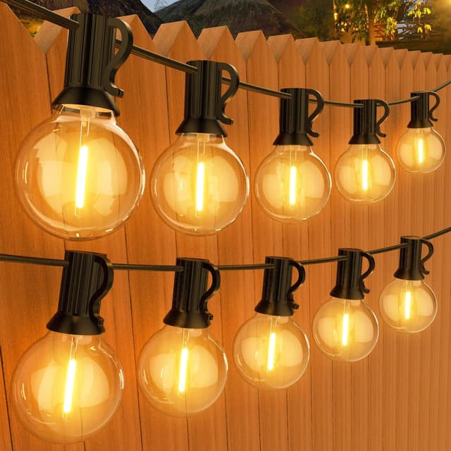 Detalle de Garden festoon lights 150FT, 2700K warm white