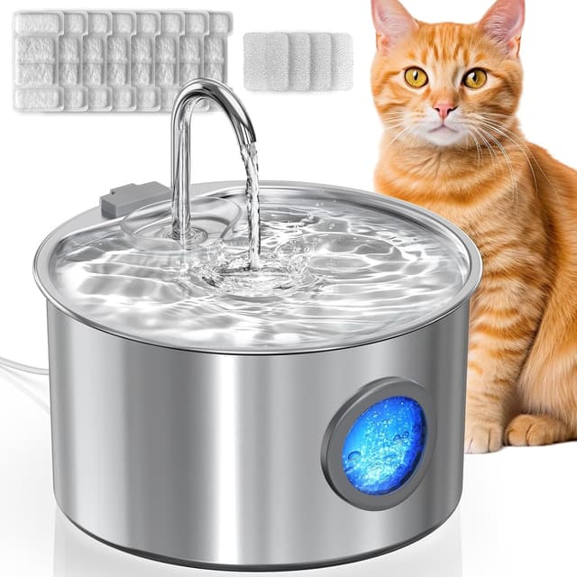 Thumbnail 3 de Cat Water Fountain Filters & Sponges 8+8