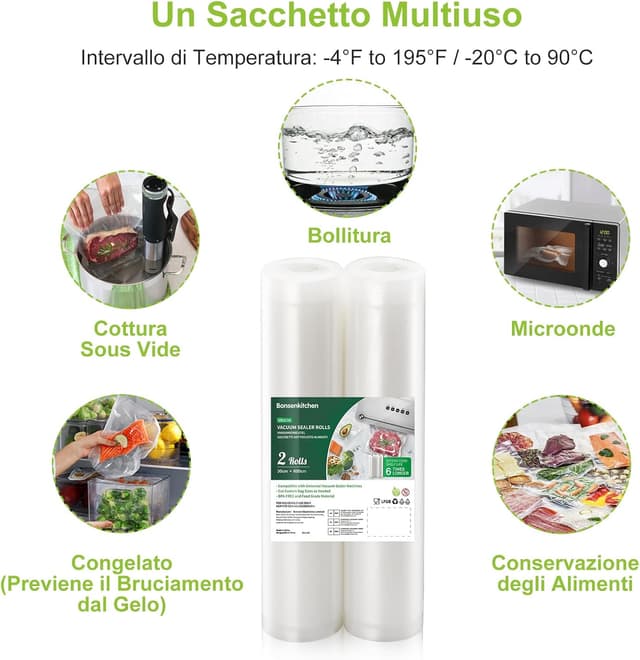 Thumbnail 4 de Bonsenkitchen Sacchetti Sottovuoto 30x600 cm