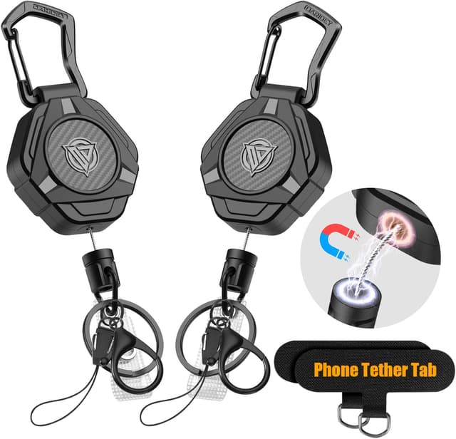 Imagen de Oaridey Magnetic Retractable Keychain 31.8" cord ๐ en OfertitasTOP