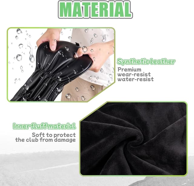 Thumbnail 4 de Golf Club Wood Head Covers Iris Pattern