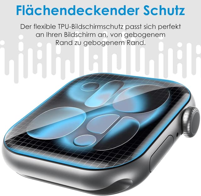 Thumbnail 5 de UniqueMe Schutzfolie für Apple Watch Series 11 46mm 8er Set
