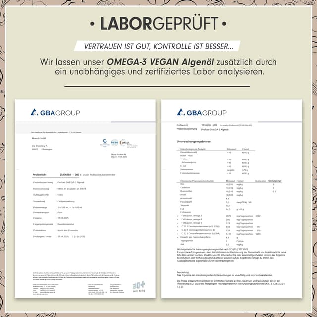 Thumbnail 4 de Omega-3 Algenöl 100 ml Hochdosiert