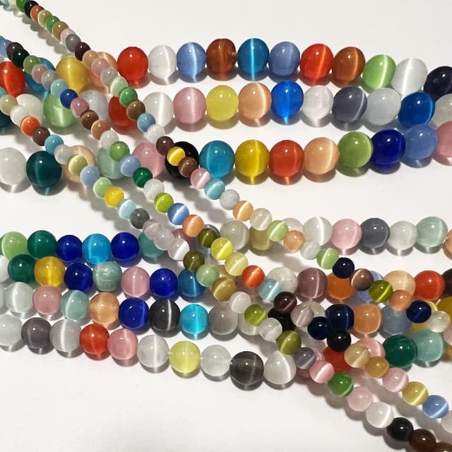 Detalle de Apocalyptic-K Damen Fußkettchen mit schwarzem Stein und Turmalin-Effekt (4 mm), 2er-Set