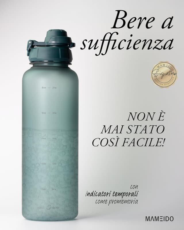 Detalle de MAMEIDO borraccia con cannuccia 1,5 L