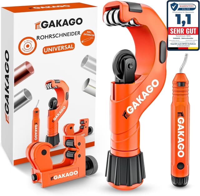 Imagen de Gakago Rohrschneider Set 3-50mm mit Entgrater en OfertitasTOP