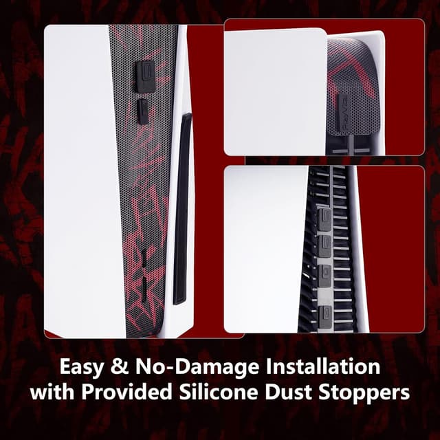 Detalle 2 de playvital PS5 dust filter kit with 12 plugs