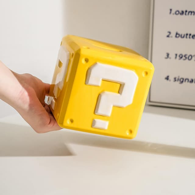 Thumbnail 5 de Nzkeuf Yellow Question Block Coin Bank 🪙