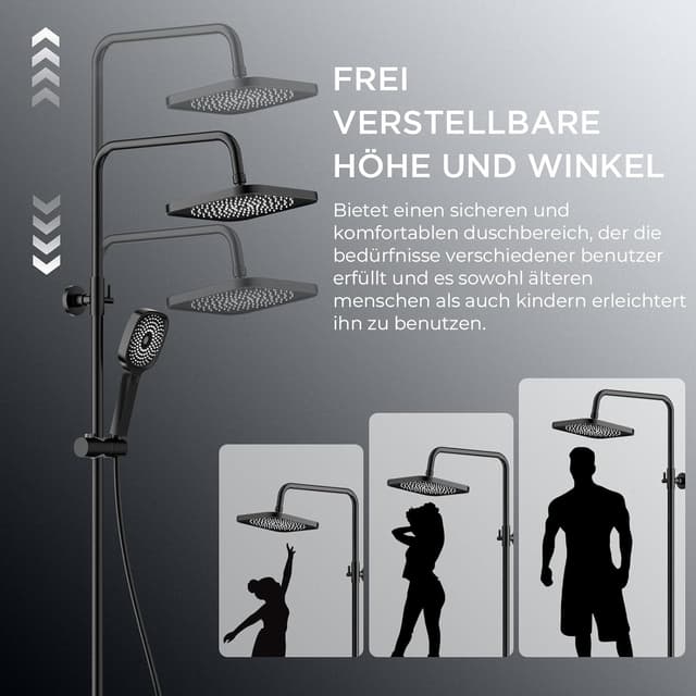 Detalle 2 de FORIOUS FORIOUS Duschsystem Thermostat