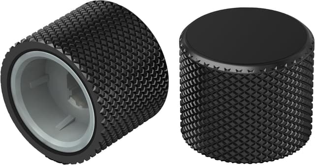 Detalle de GLORIOUS Gaming Bouton rotatif aluminium pour GMMK Pro et numpads GMMK, 9 couleurs (Black Slate)