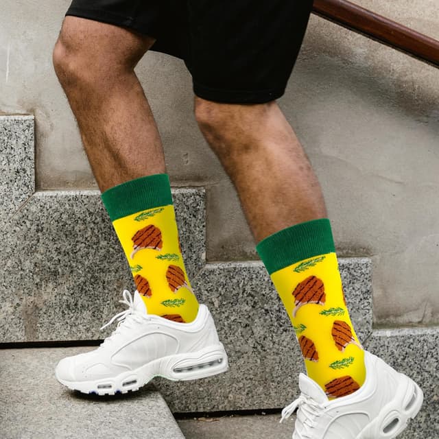 Detalle 2 de Bunte Socken Herren 43-46 aus Baumwolle