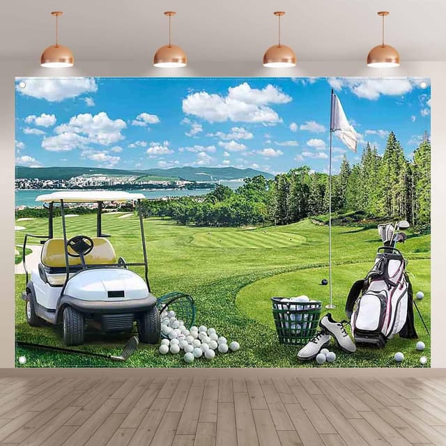 Detalle 2 de Luminora 7x5ft Golf Course Backdrop