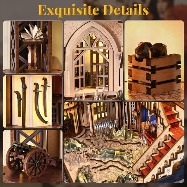 Detalle 1 de MiniCity Book Nook Kit Napoleon 3D