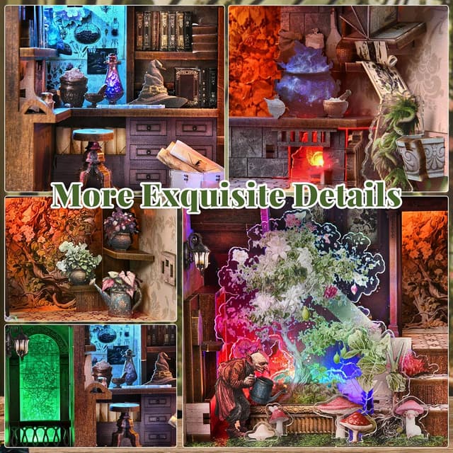 Thumbnail 3 de MiniCity Magic Book Nook with Lights
