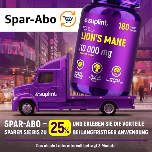 Thumbnail 3 de Lions Mane Kapseln 10.000 mg 10:1