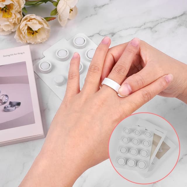 Detalle de OFFCUP Ring Sizing Kit (Sizes 4–15) – Measure Before You Buy