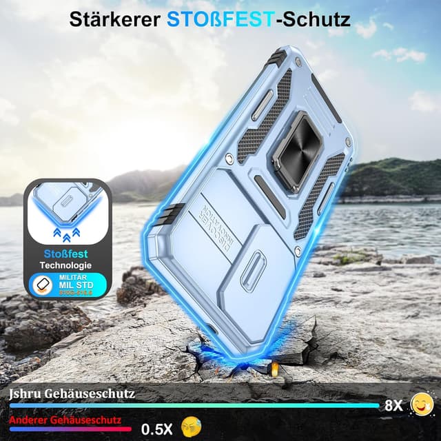 Thumbnail 3 de Samsung Galaxy S25 FE Hülle mit 360° Stand