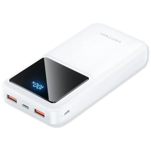 Detalle de Vention FHLW0 PowerBank 20000 mAh blanco