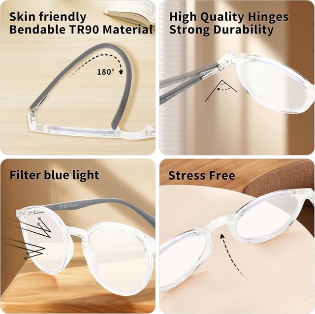 Thumbnail 2 de ZENOTTIC Blue Light Reading Glasses