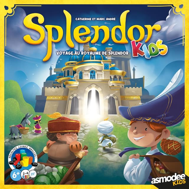 Detalle de Asmodee Splendor Kids – Space Cow : jeu de stratégie famille dès 6 ans (2 à 4 joueurs)