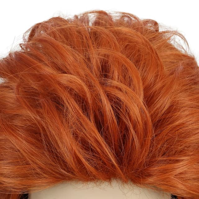 Thumbnail 6 de Yuehong Lange Orange Mullet Perücke 70er80er Jahre Disco Rock