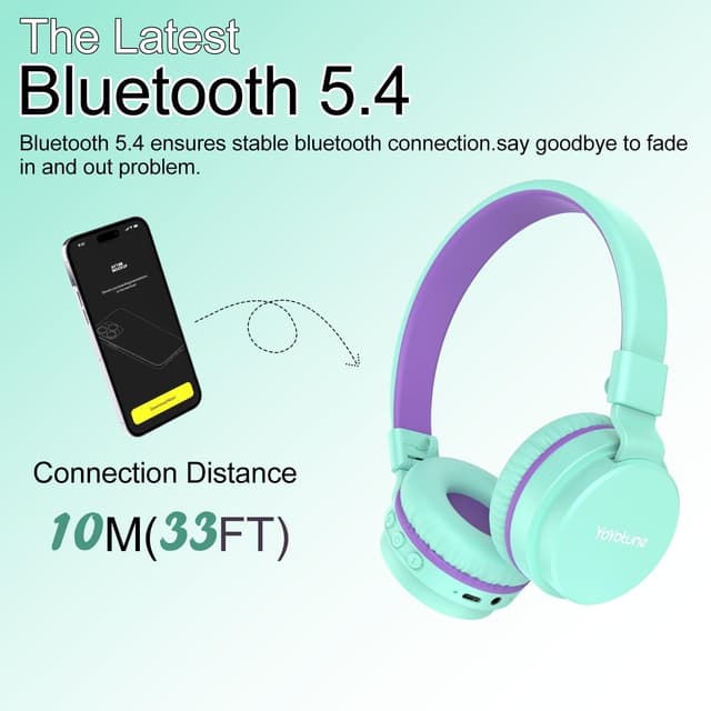 Thumbnail 6 de YoYotune Kids Bluetooth Headphones