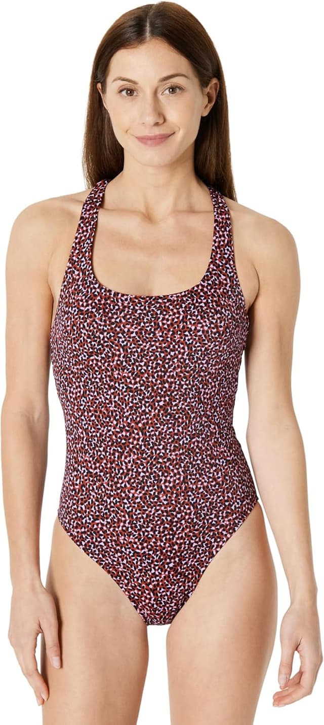 Thumbnail 6 de Amazon Essentials costume da bagno intero donna con sgambatura alta e schiena incrociata