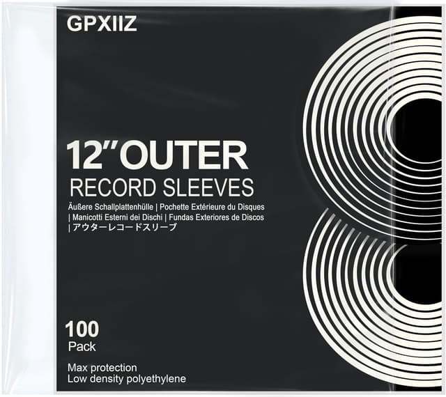 Detalle de 12 inch vinyl record sleeve 100 pack