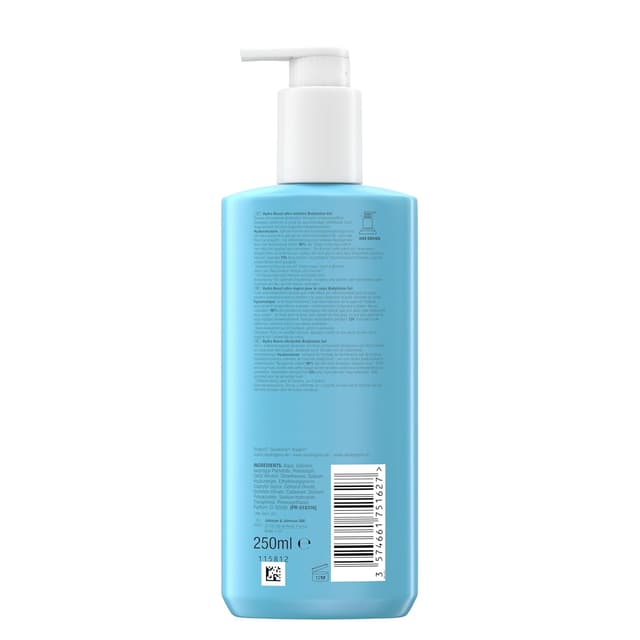 Detalle de Neutrogena Hydro Boost Bodylotion Gel (3×250 ml) – ultra-leichte Körperlotion mit 17% Glycerin & Hyaluronsäure