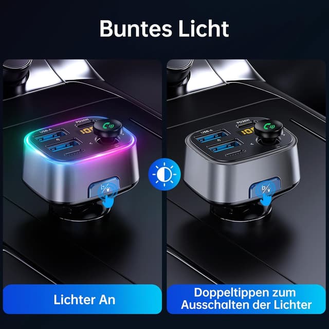 Detalle 2 de Syncwire FM-Transmitter mit Bluetooth 5.4