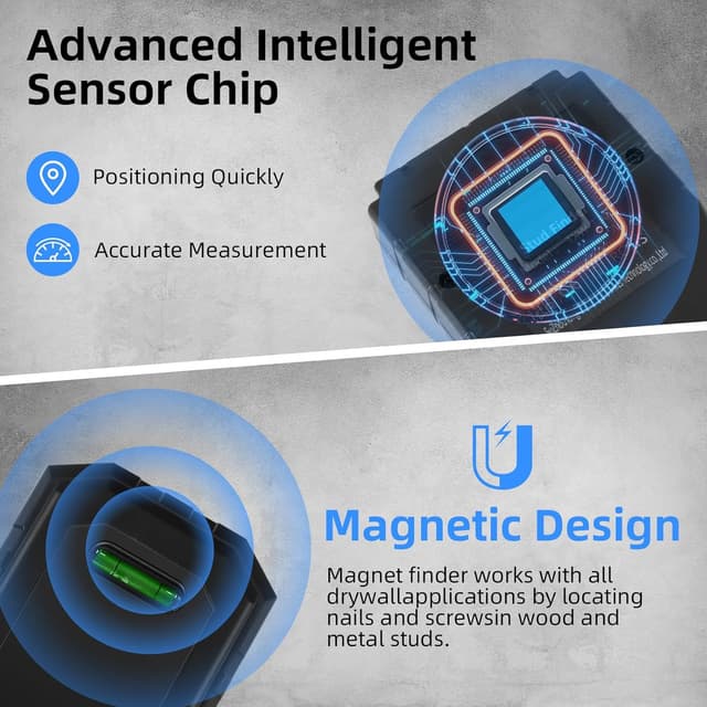 Thumbnail 2 de 8 in 1 Stud Finder Wall Scanner